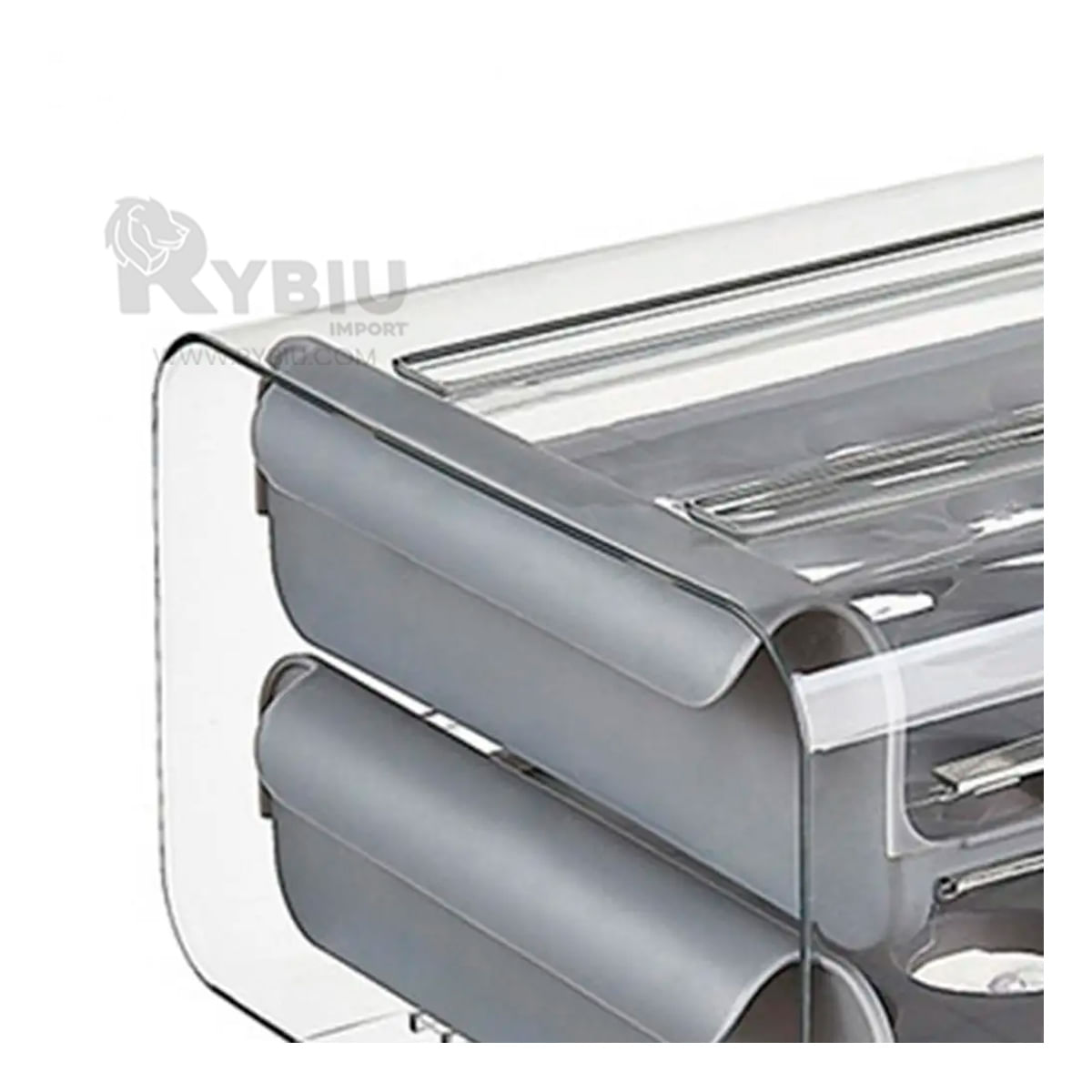 Organizador con Separadores Acrilicos en Plomo Y+Stickers