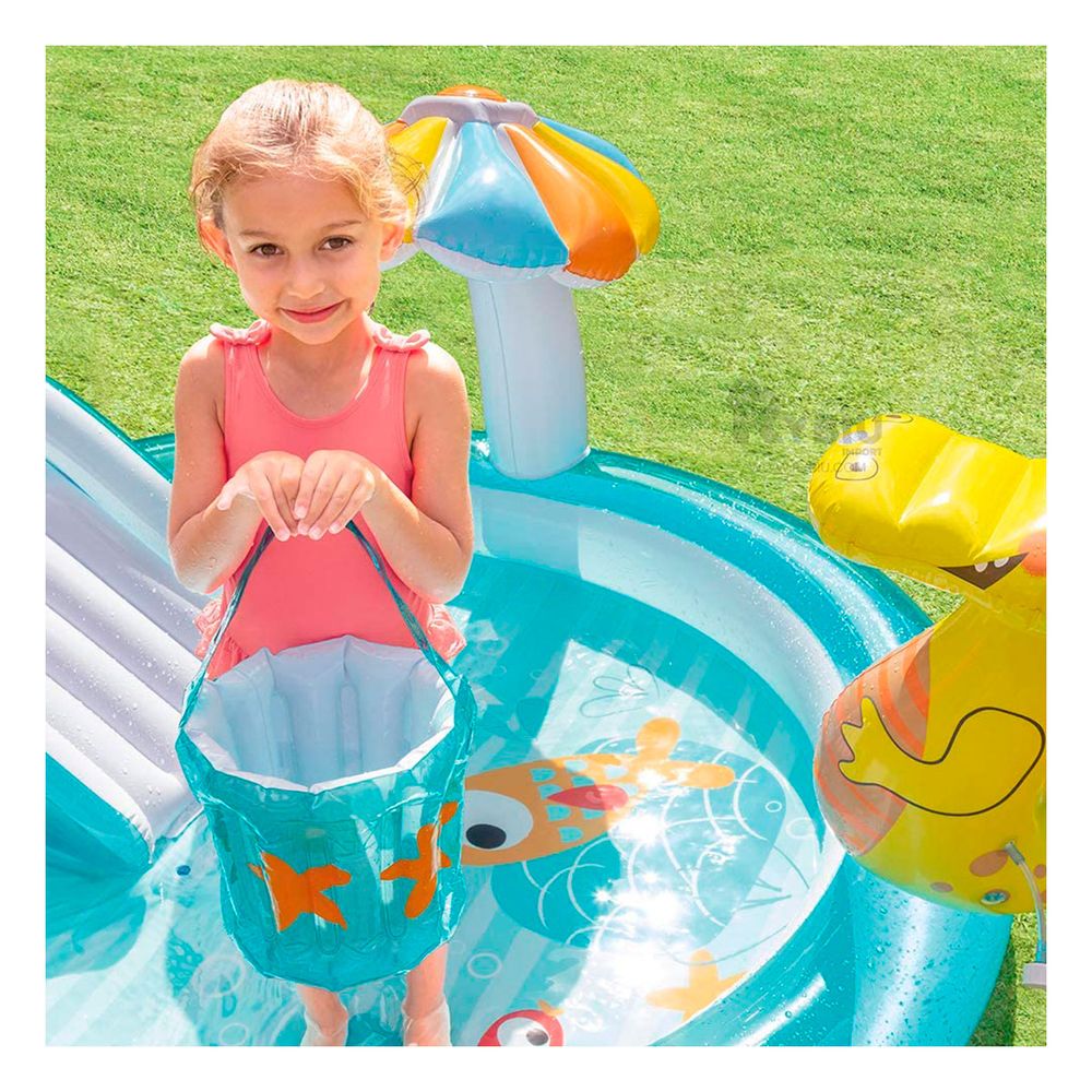 Centro de Juego Divertido Infantil en Celeste Y+Stickers Centro de Juego Divertido Infantil en Celeste Y+Stickers