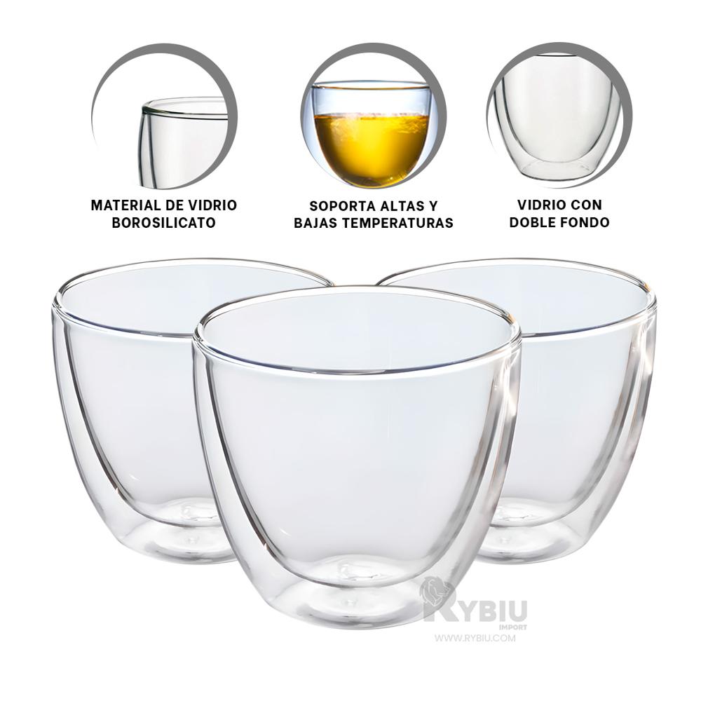 Taza Dura de 450ML en Doble Capa Y+Regalo Ligas para Peinar