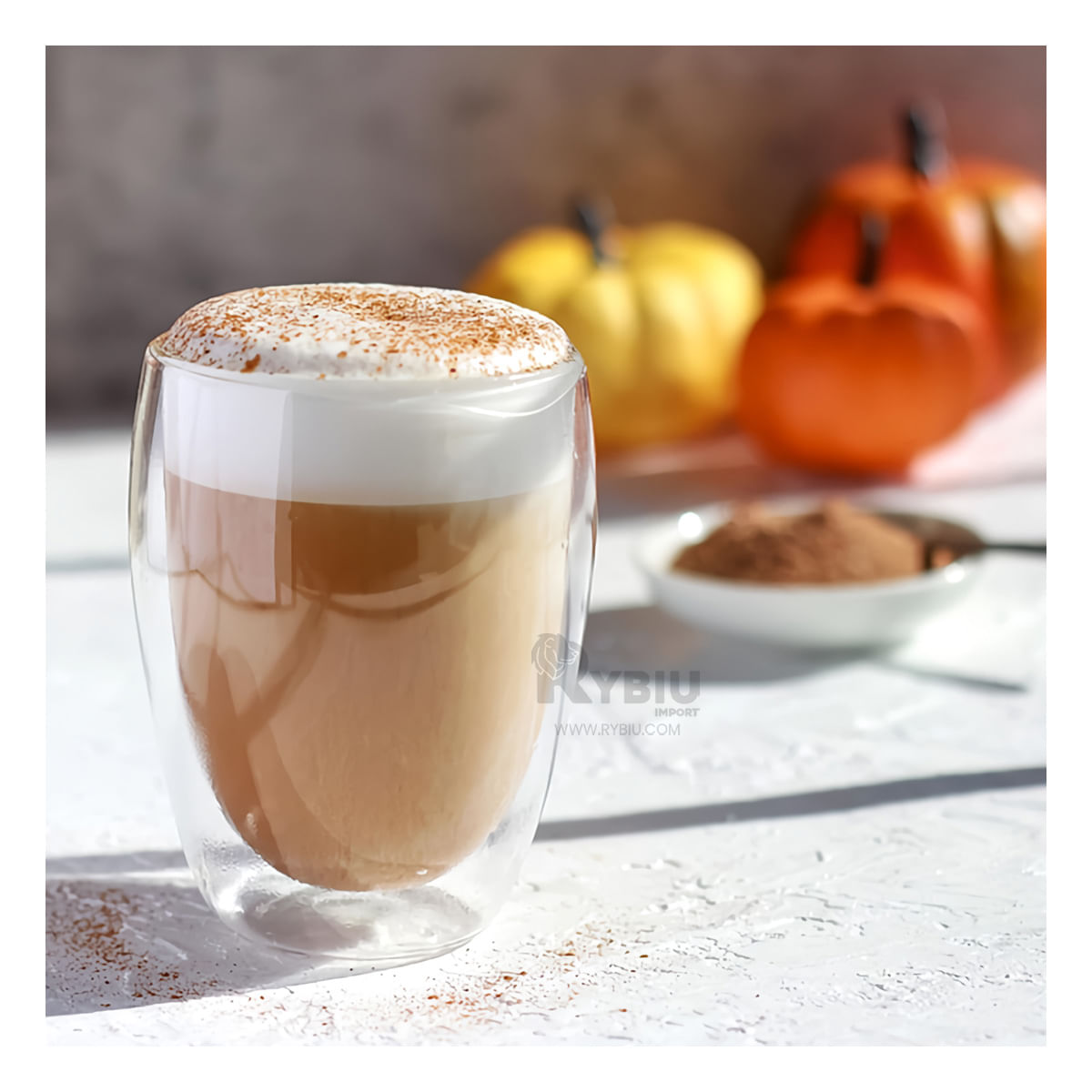 Vaso de Vidrio Doble Tapa para Bebidas de Color Rosado