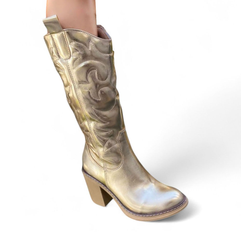 Bota Mujer Texana Eagle 1299 5C-95 Color Dorado Talla 37 Bota Mujer Texana Eagle 1299 5C-95 Color Dorado Talla 37