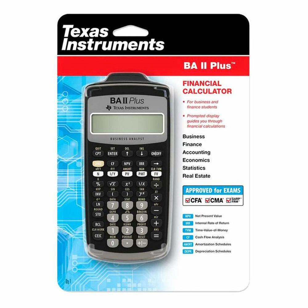 Calculadora Financiera Texas Instruments Baii Plus Calculadora Financiera Texas Instruments Baii Plus