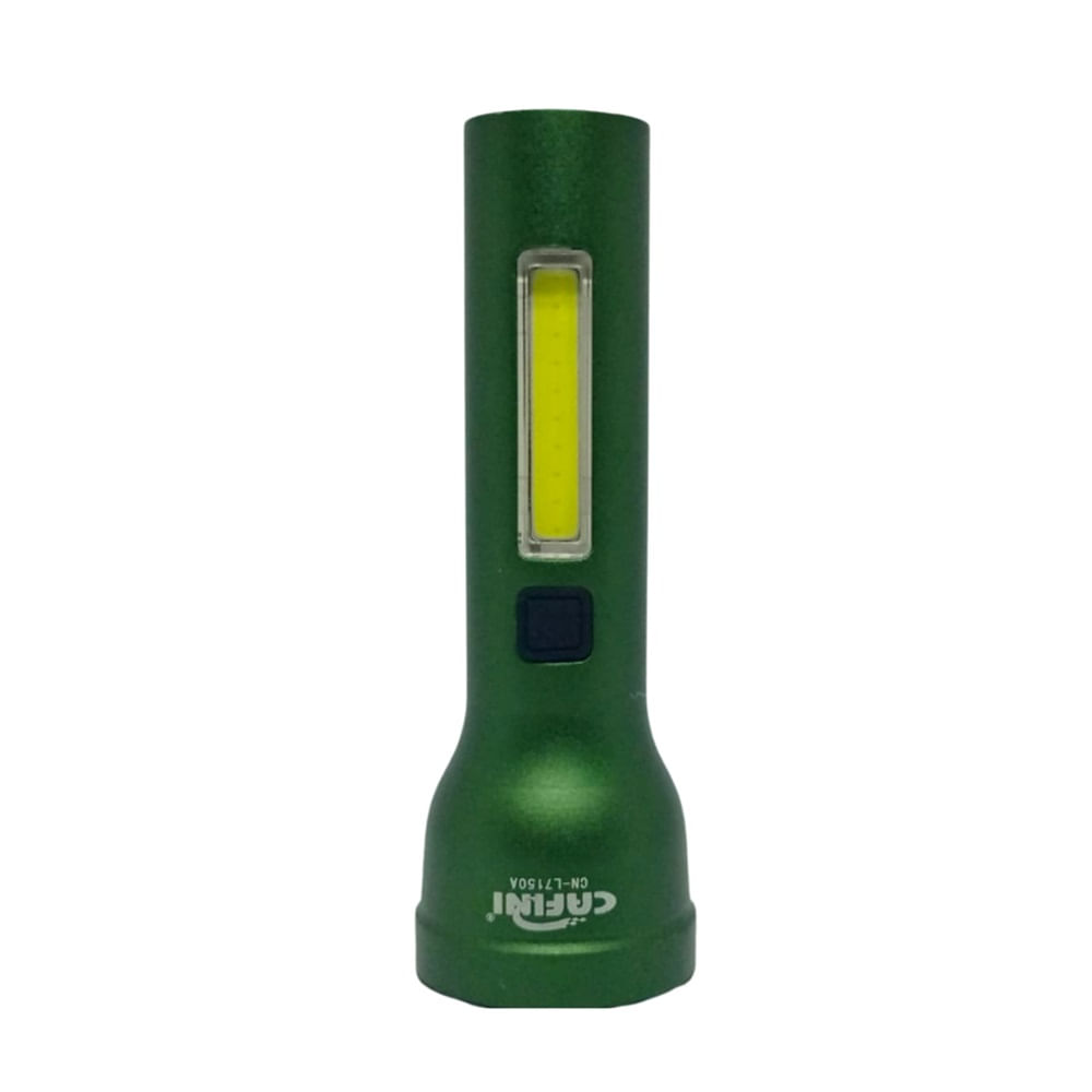Linterna Táctica + Reflector Recargable 5w Cafini Cn-l7150a - Verde