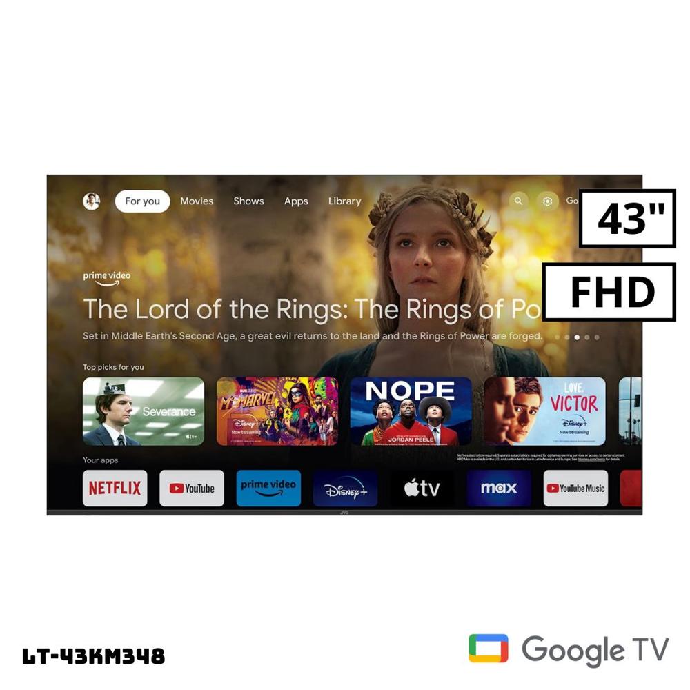TELEVISOR JVC 43 SMART TV GOOGLE TV FULL HD LT-43KM348