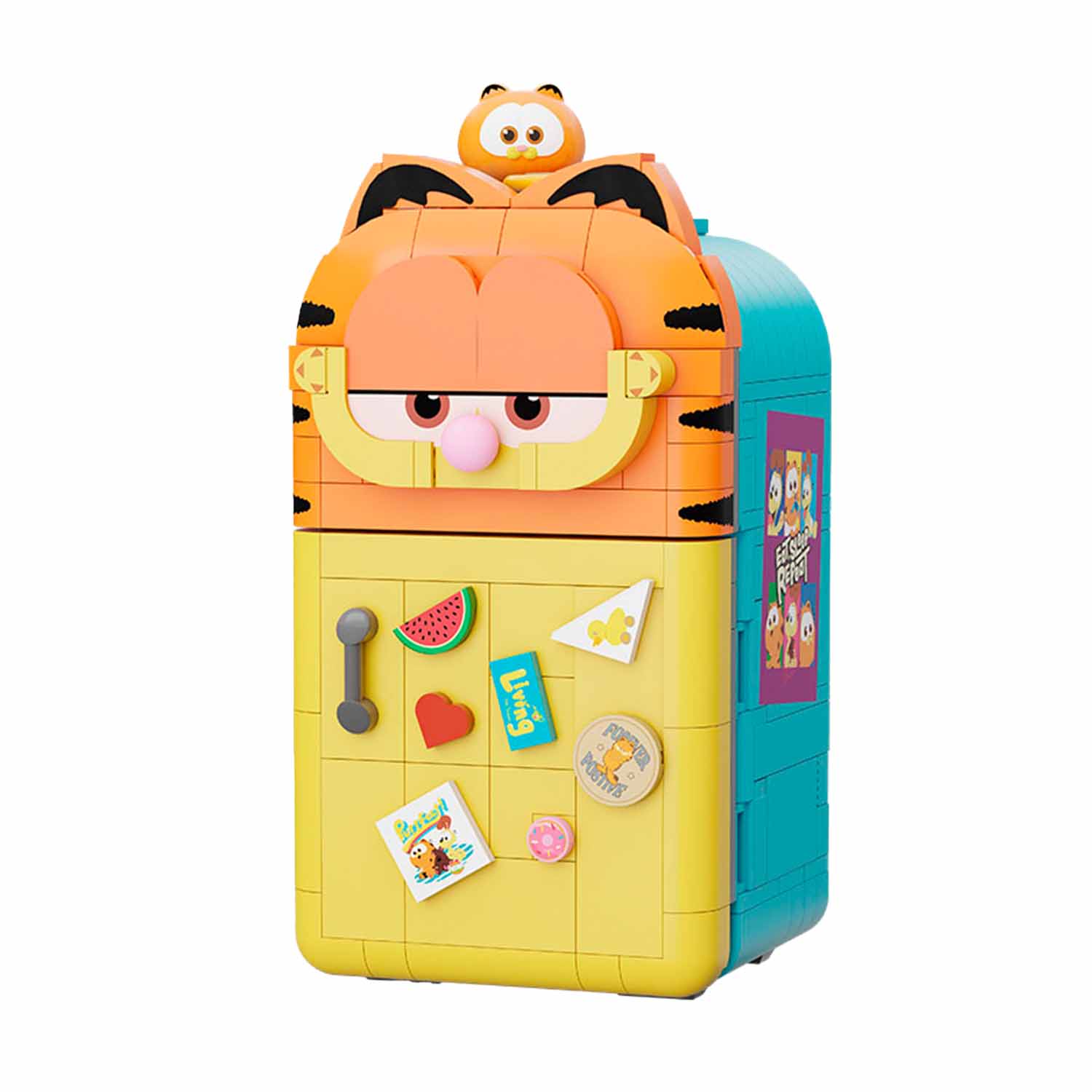 Bloques De Construcción Garfield Máquina Refrigeradora 306 Piezas