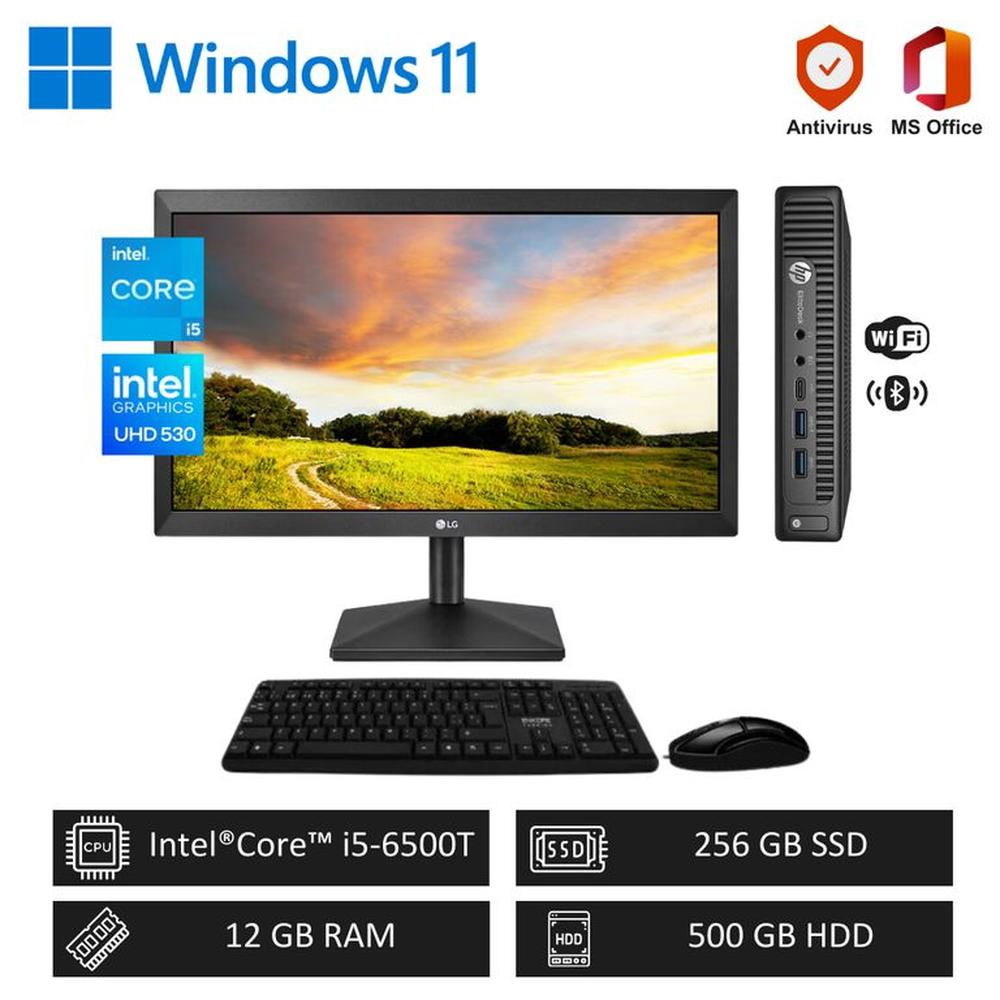 Computadora PC Empresarial Intel Core i5 3´10GHz 12GB RAM 256GB SSD+500GB HDD Computadora PC Empresarial Intel Core i5 3´10GHz 12GB RAM 256GB SSD+500GB HDD