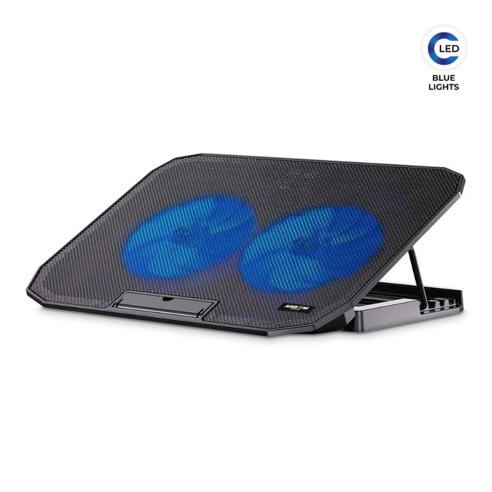 COOLER PARA LAPTOP 2 VENTILADORES - TWISTER AB 011 - AIRBOOM