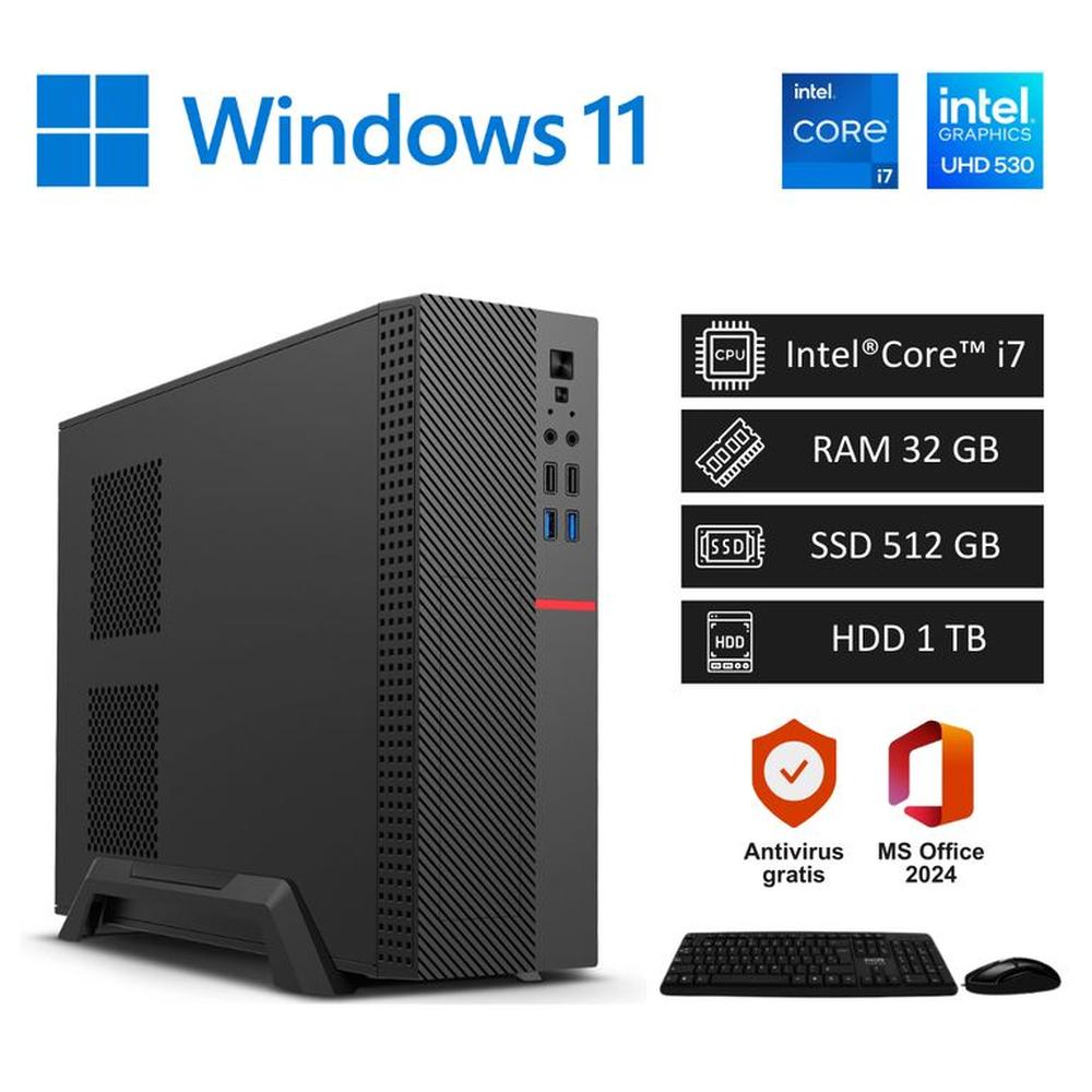 Computadora PC Intel Core i7 4´00GHz 32GB RAM SSD 512GB + HDD 1TB Computadora PC Intel Core i7 4´00GHz 32GB RAM SSD 512GB + HDD 1TB