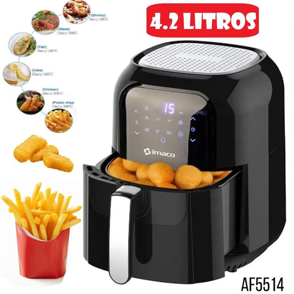 Freidora de Aire Digital Turbo Xl 6 Litros AF6018