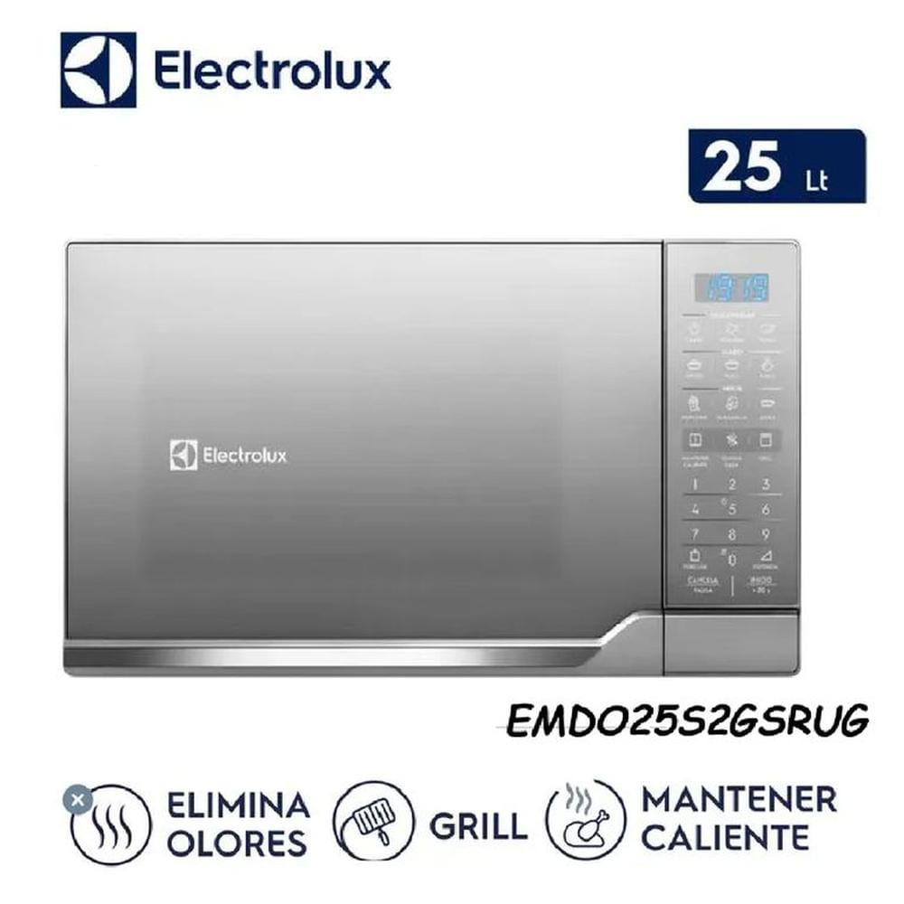 Horno Microondas Electrolux 25L Gris EMDO25S2GSRUG