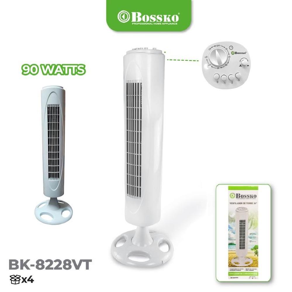 Ventilador de Torre Bossko BK-8228VT-Blanco