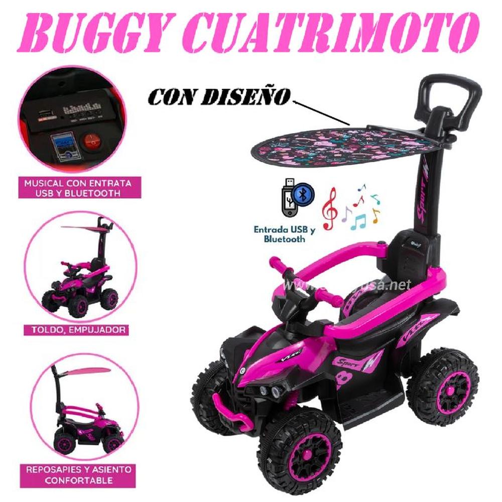 Cuatrimoto Terra Bluetooth Musical y Luces con Diseño -Ros