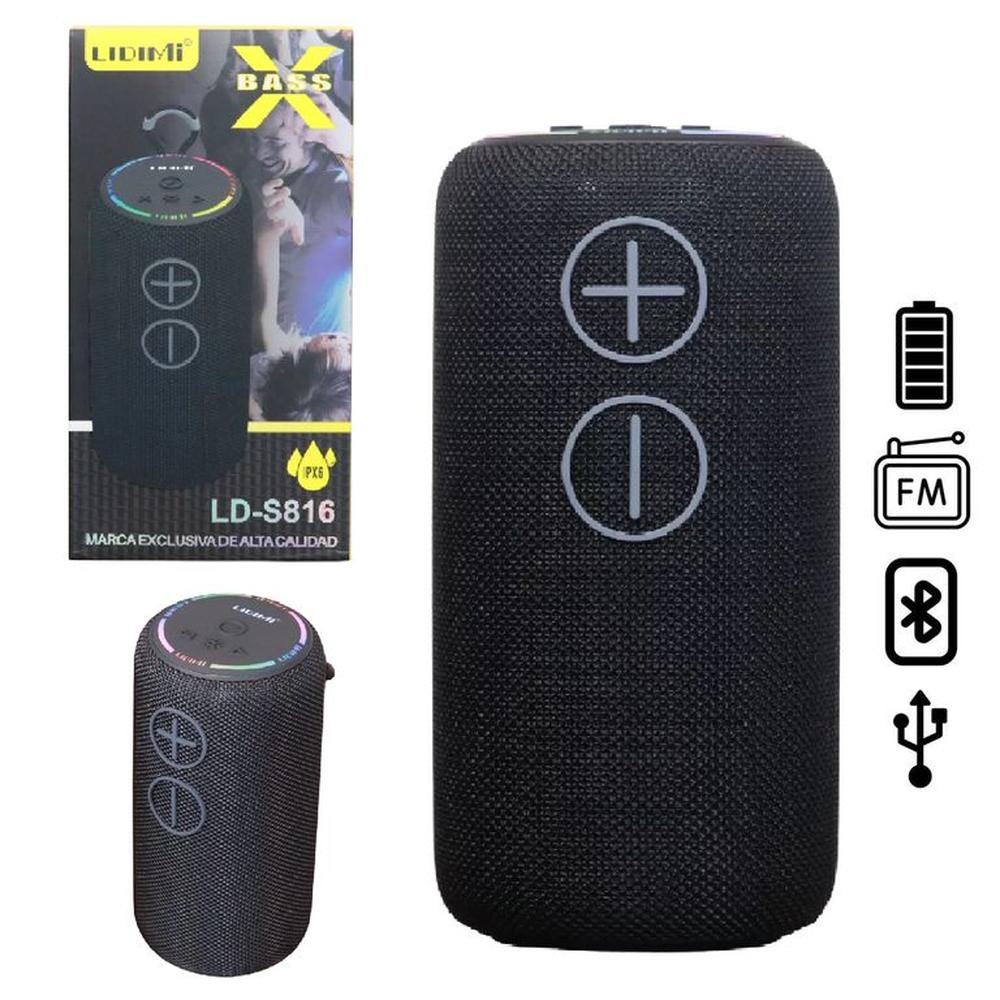 Nuevo Mini Parlante Portatil LIDIMI LD-S816 -Negro