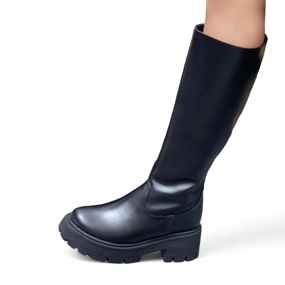Bota Mujer Taco 3 Any 1299 5C-75 Color Negro Talla 36