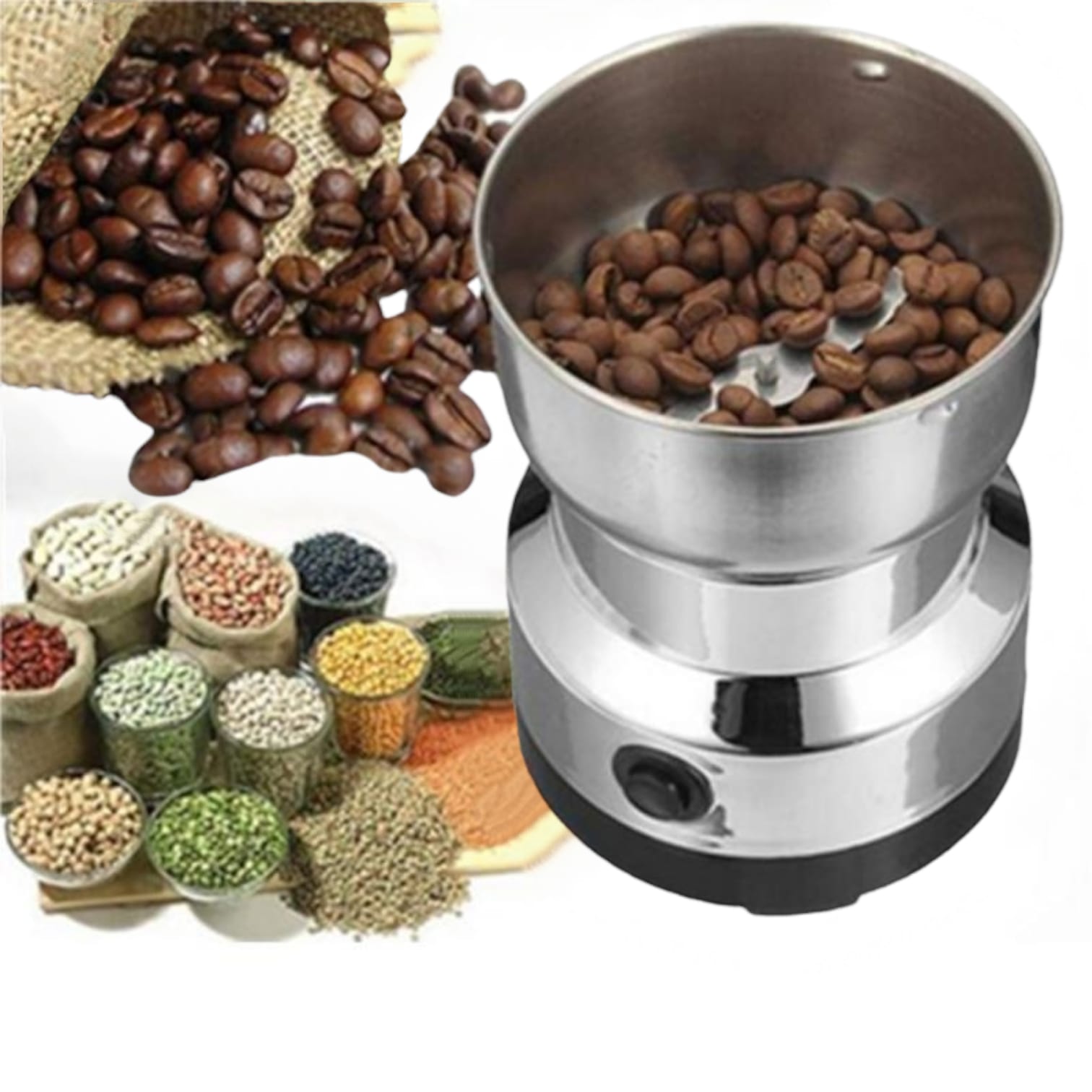 Molino de Café y menestras 300ml 150watts Portátil