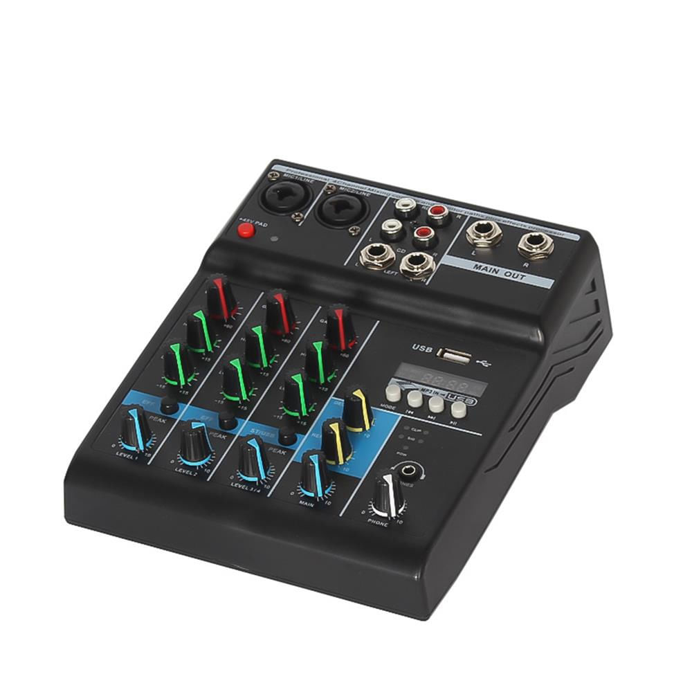 Mezclador Vivo F 4A Mezclador de Audio Interfaz USB 4 Canales