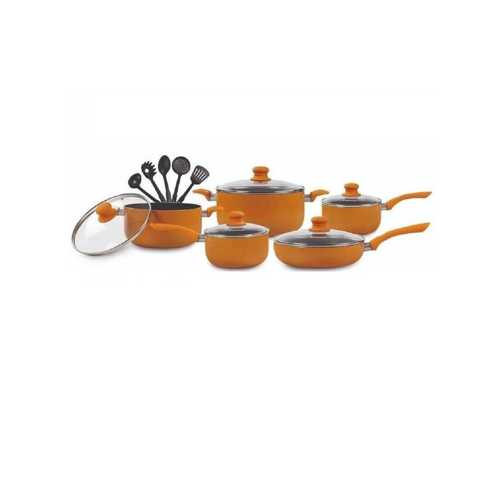 Set de ollas de aluminio FZ-1655T 15 PZAS