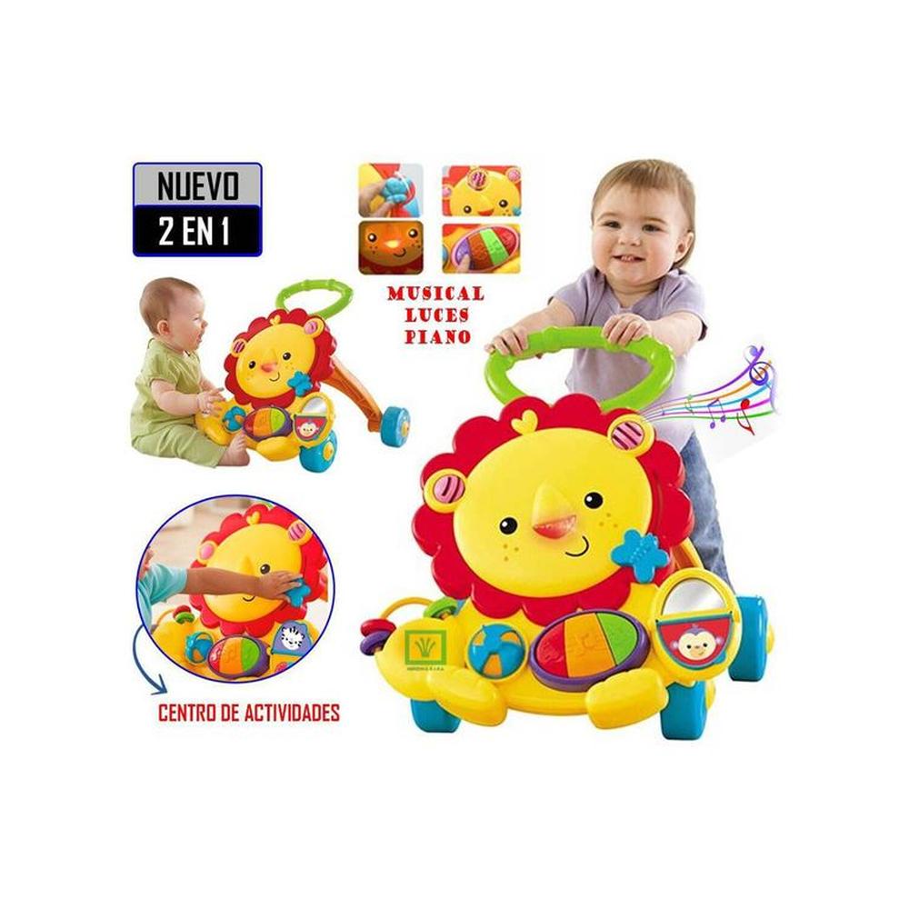 Andador Didactico caminador musical 2 en 1 león Andador Didactico caminador musical 2 en 1 león
