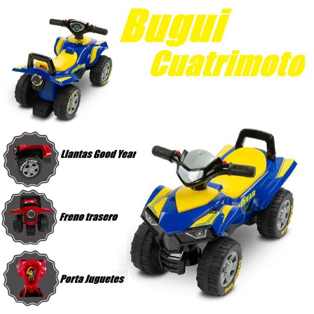 Bugui Cuatrimoto Musical Timon Direccionable -Amar