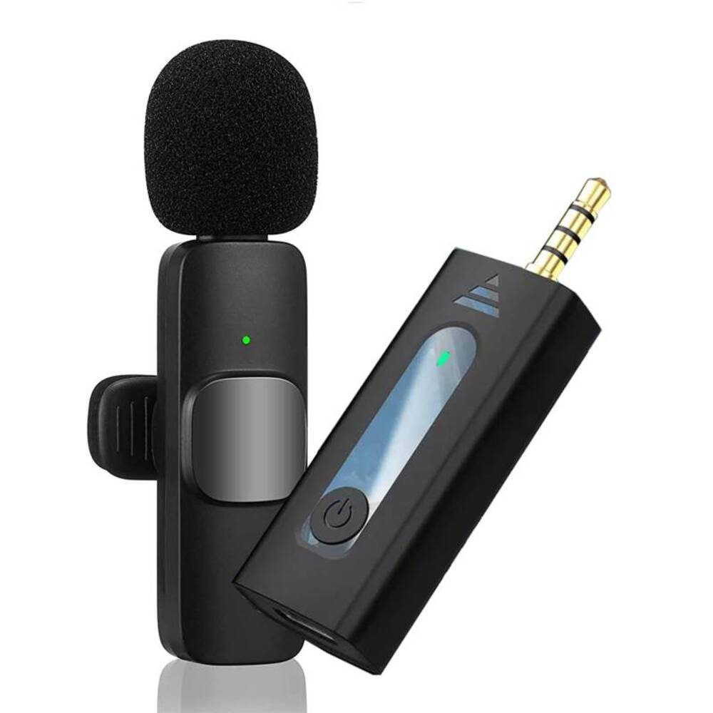 Micrófono Inalámbrico Solapero K35 Plug And Play hasta 20m