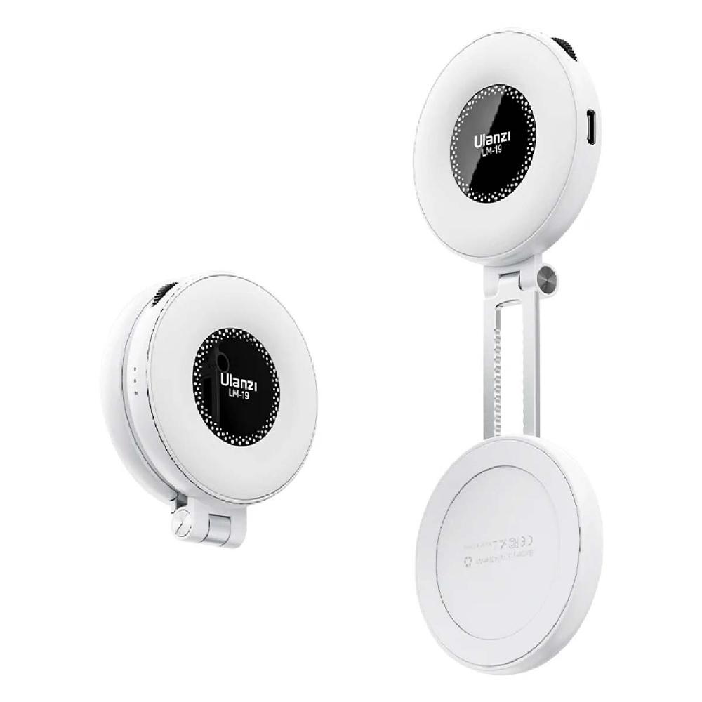 Mini Aro de Luz Led Ulanzi LM19 MagSafe para celular Color Blanco Mini Aro de Luz Led Ulanzi LM19 MagSafe para celular Color Blanco
