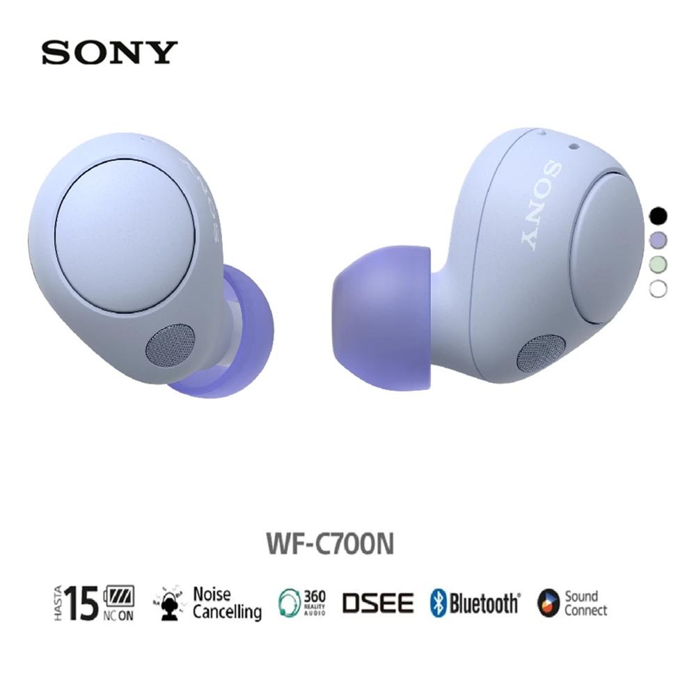 Sony Audífonos WF-C700N True Wireless Noise Cancelling Lavanda Sony Audífonos WF-C700N True Wireless Noise Cancelling Lavanda