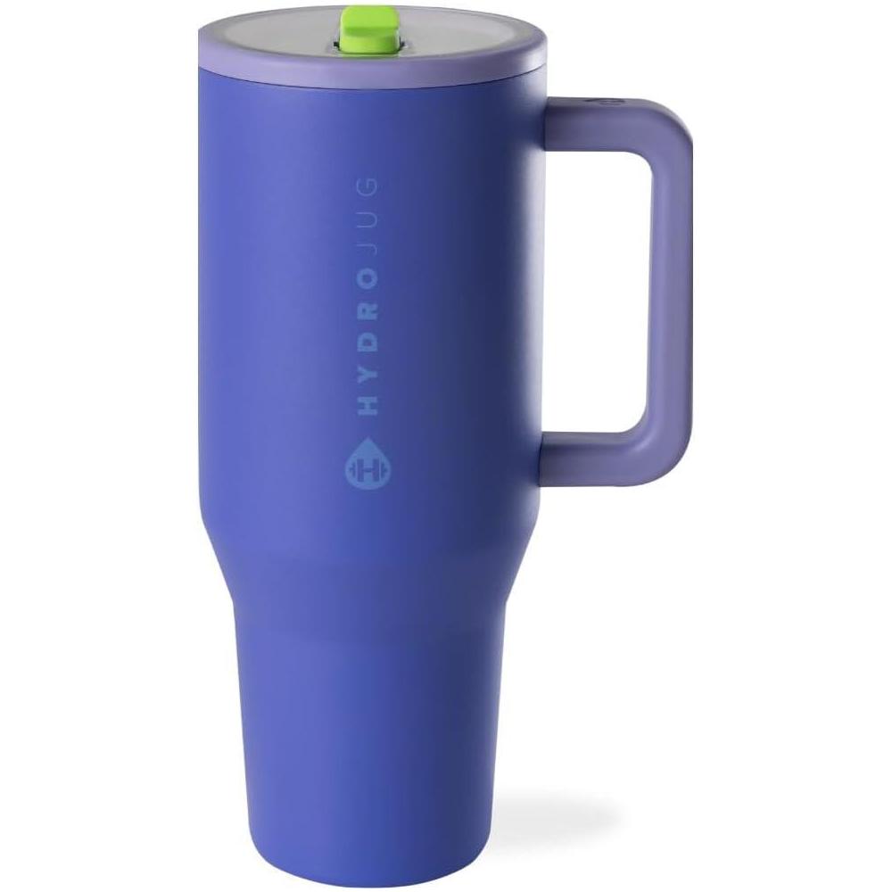 HydroJug Traveler - Vaso moderno con asa y pajilla, resistente a fugas