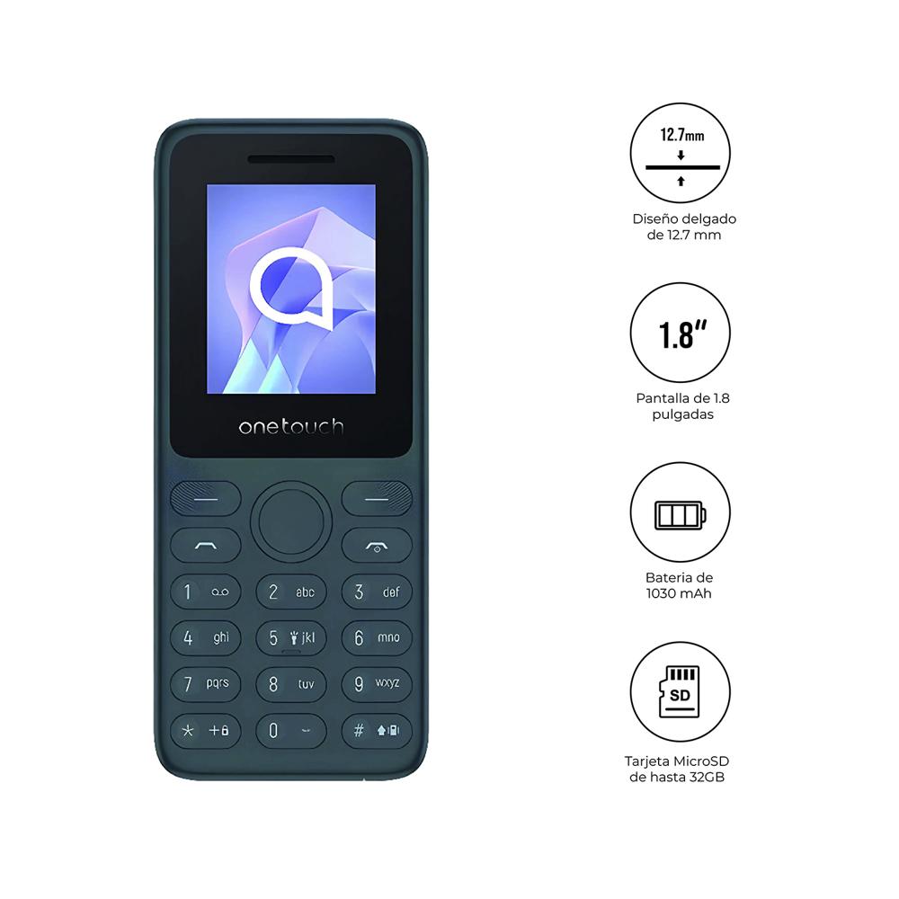 Celular Tcl One Touch 4021 T301Q Dual Sim 2G Camara Bth/Fm Verde Army