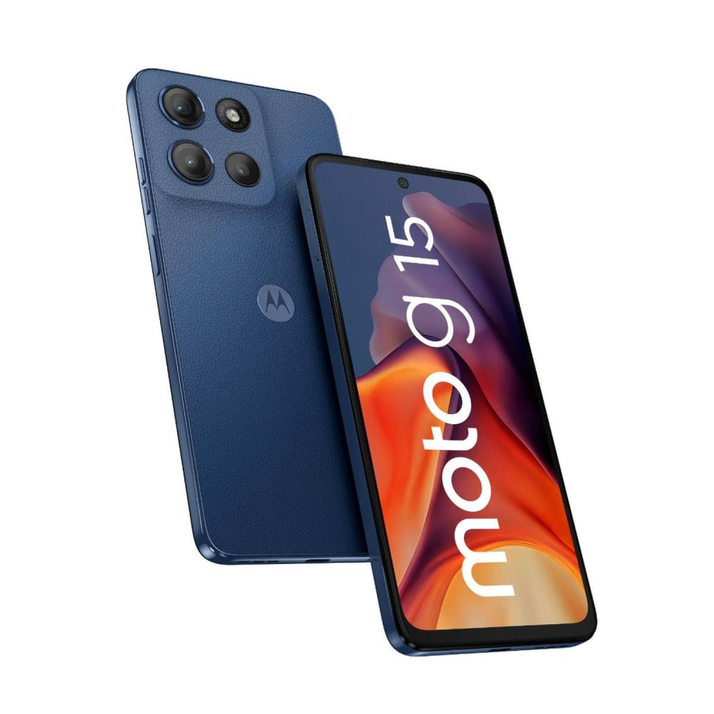 Motorola G15 Smartphone 4GB RAM 512GB Almacenamiento Azul, Conectividad Avanzada y Rendimi