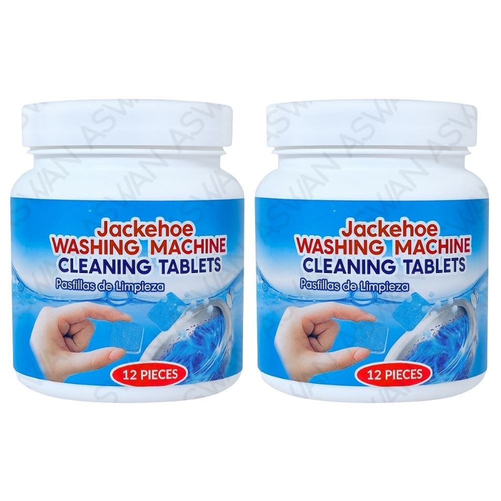 2 UNIDADES PASTILLAS LIMPIADORAS DE LAVADORA 12 PIEZAS