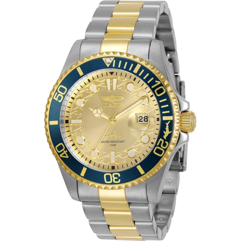 Invicta 30018 reloj Pro Diver de cuarzo para hombre | Oro/Plata