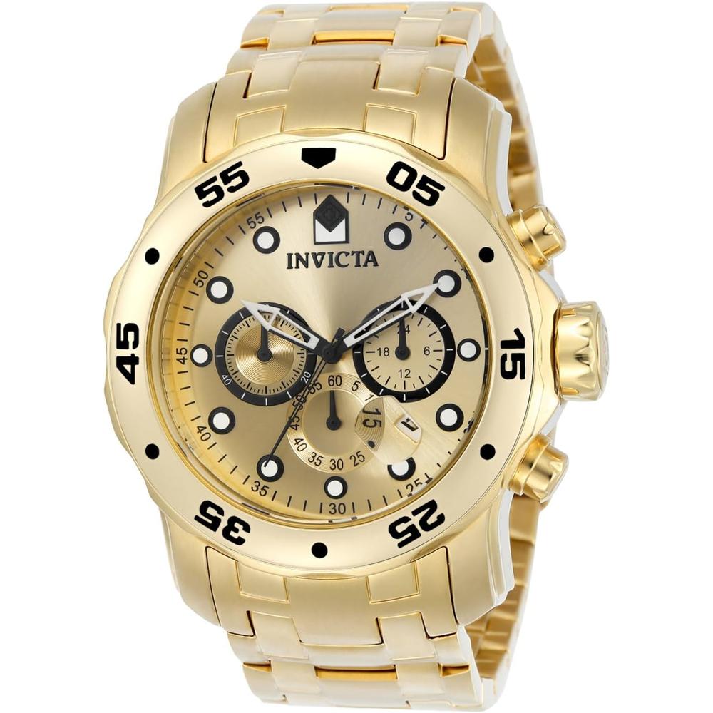 Invicta 0074 reloj Pro Diver Chronograph para hombre | Oro