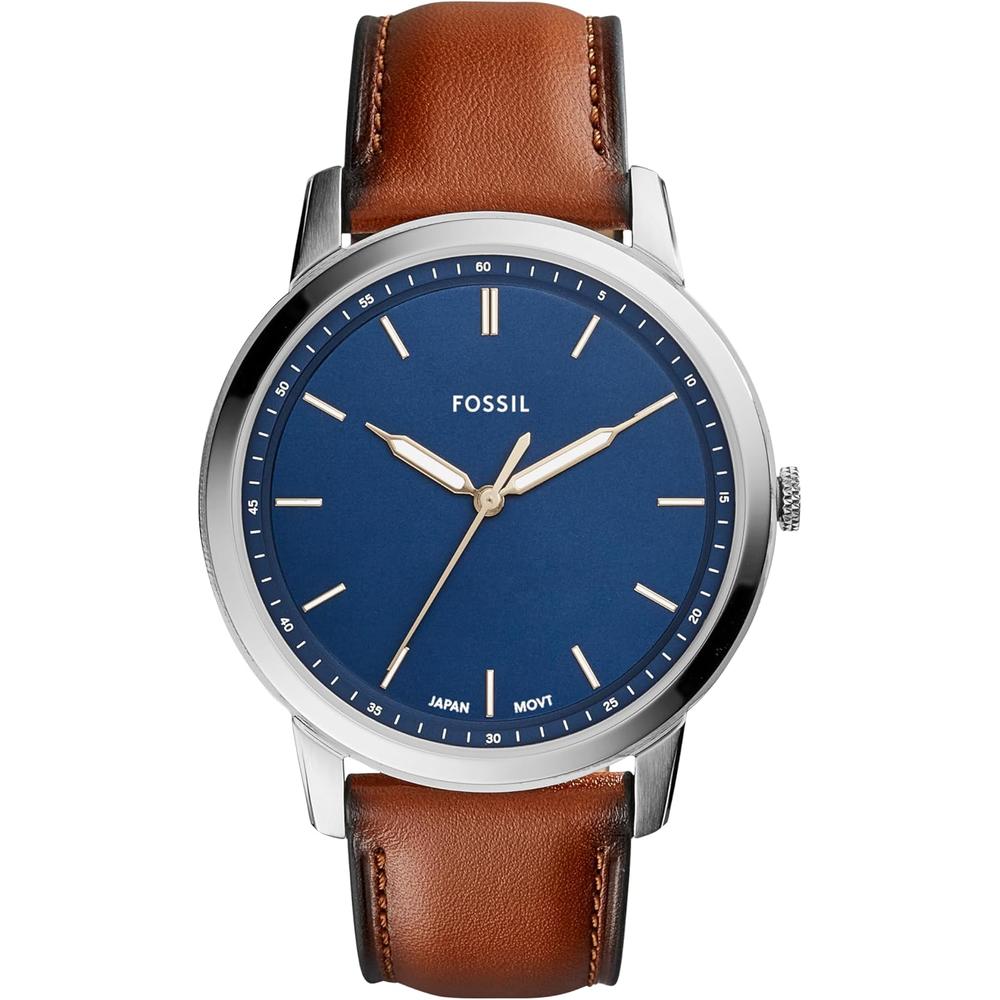 RELOJ PARA HOMBRE FS5459 FOSSIL | CUERO MARRÓN/PLATA/AZUL