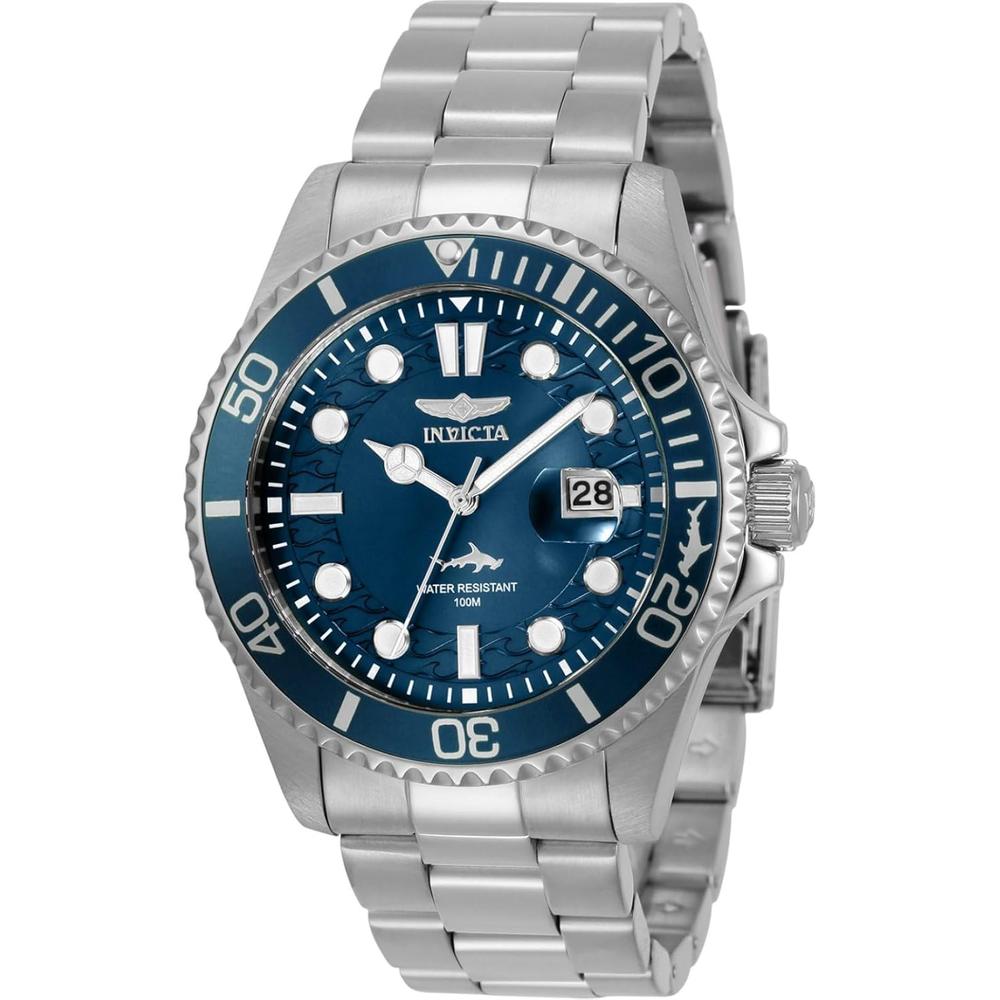 Invicta 30019 reloj Pro Diver de cuarzo para hombre en tono plateado | Plata