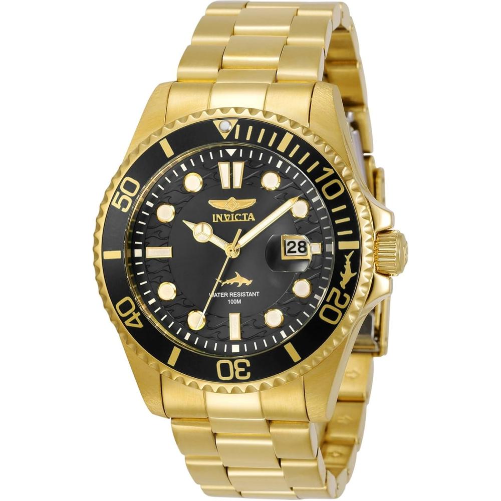 Invicta 30026 reloj Pro Diver de cuarzo para hombre con caja de 43 mm | Oro