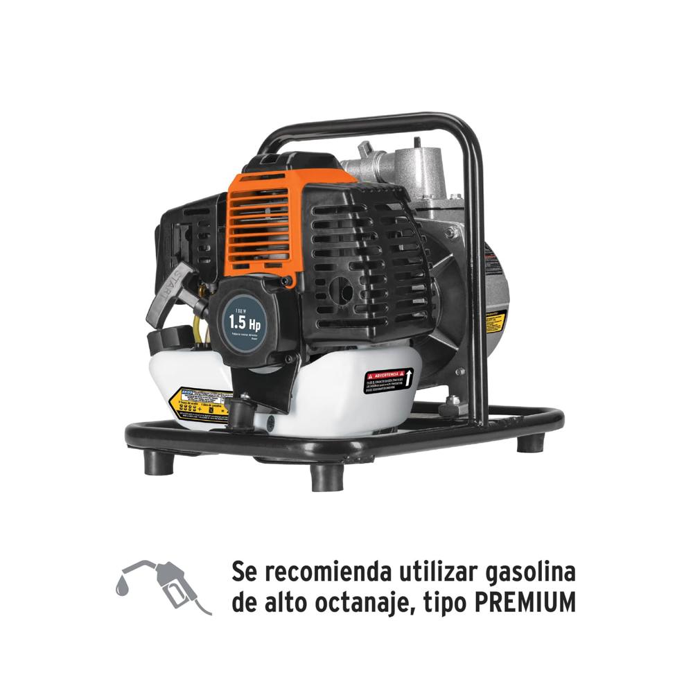 Motobomba Autocebante 1" x 1" a Gasolina 1 1/2 HP Truper 101110