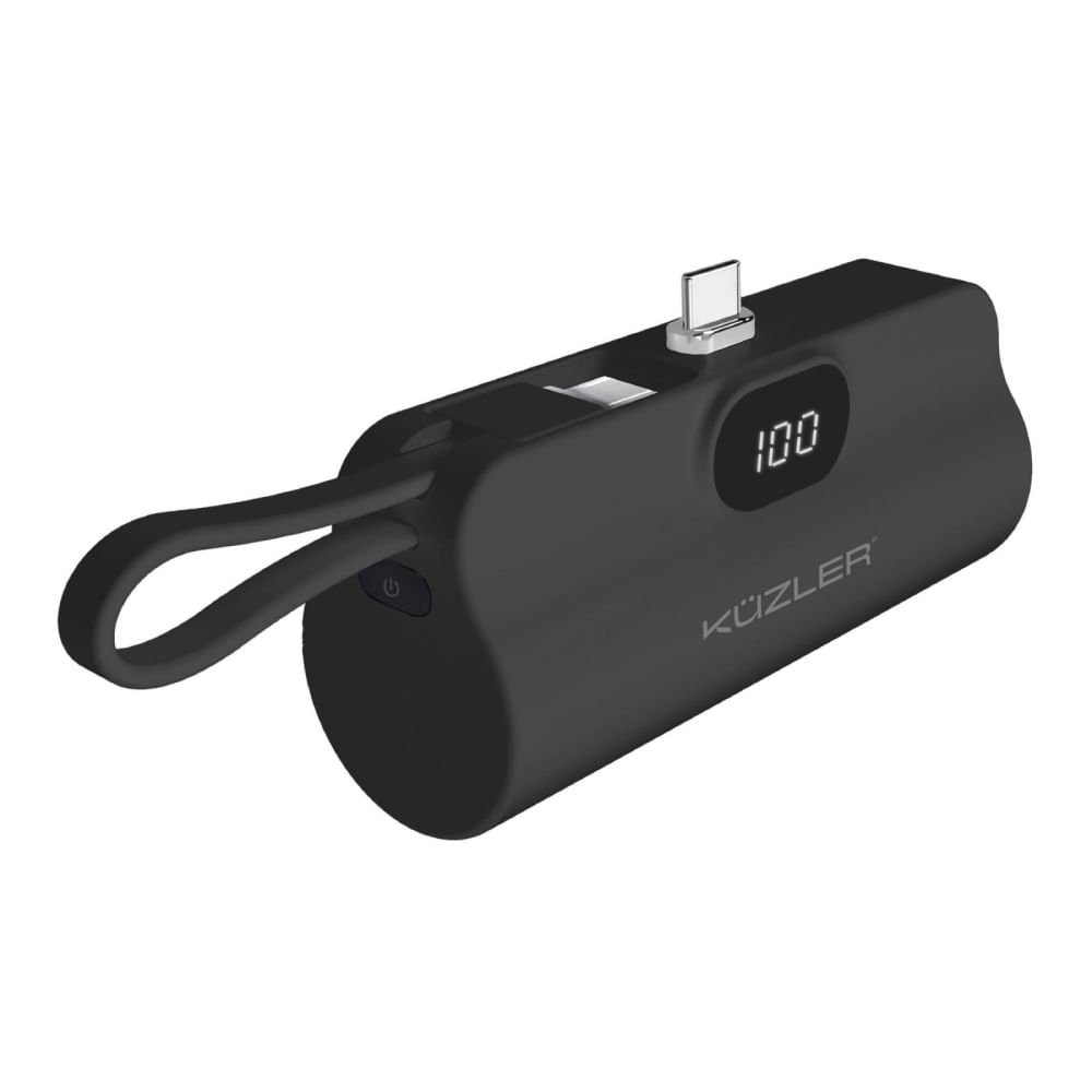 Powerbank Portátil Kuzler 5000mAh USB-C Negro - ILSE-101N