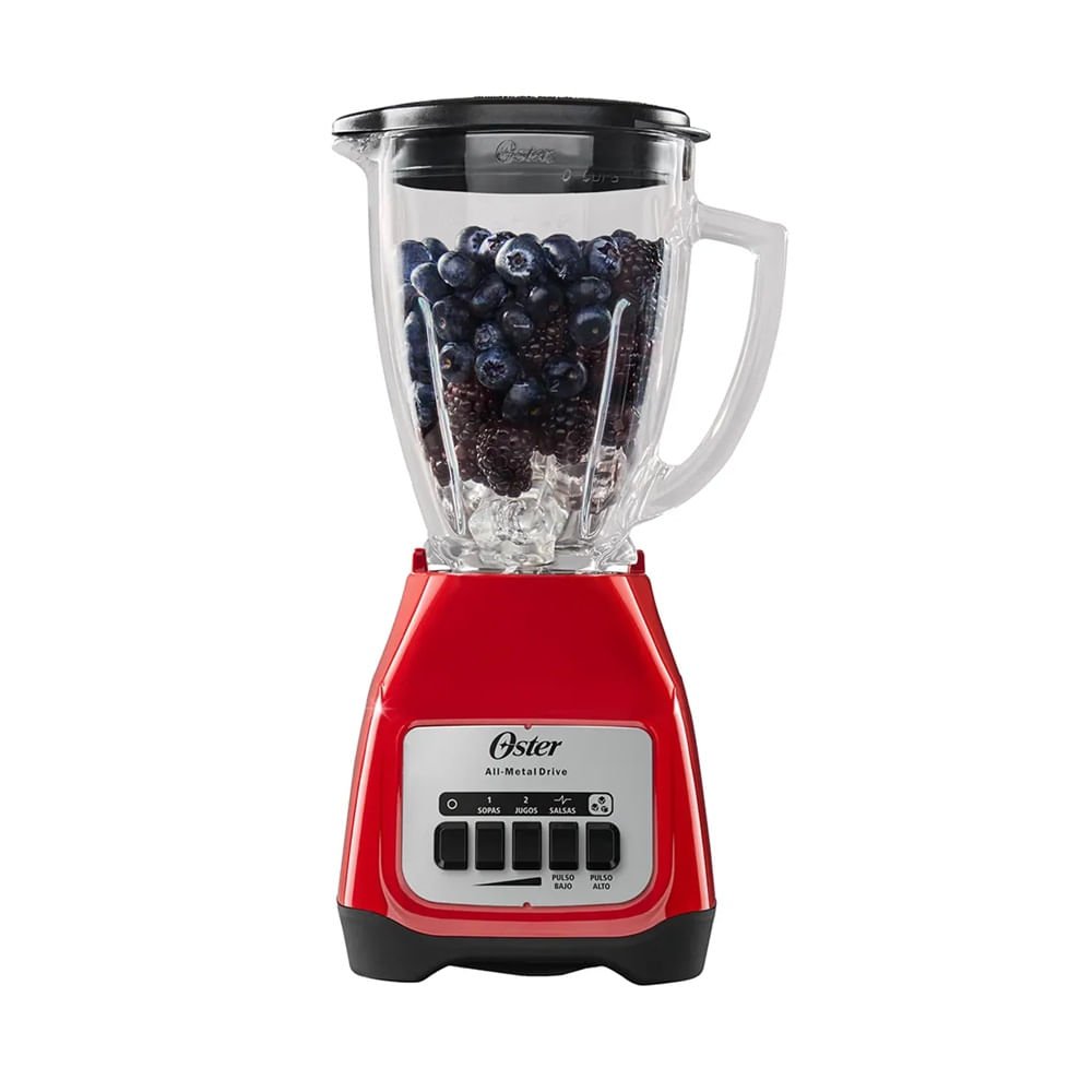Licuadora Oster 2 Velocidades, Pulso Vaso de Vidrio BLSTKAG
