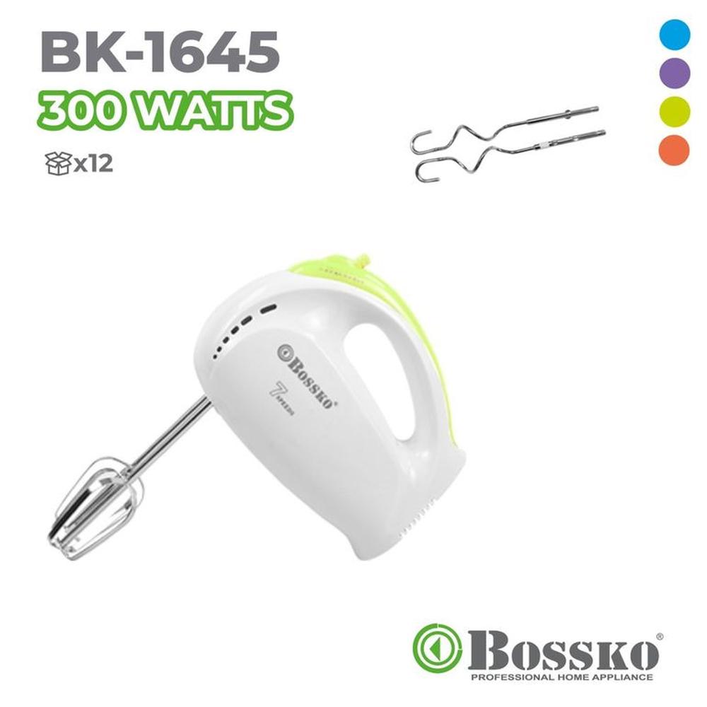 Batidora De Mano Bossko 300 Wats Bk-1645 -Verde