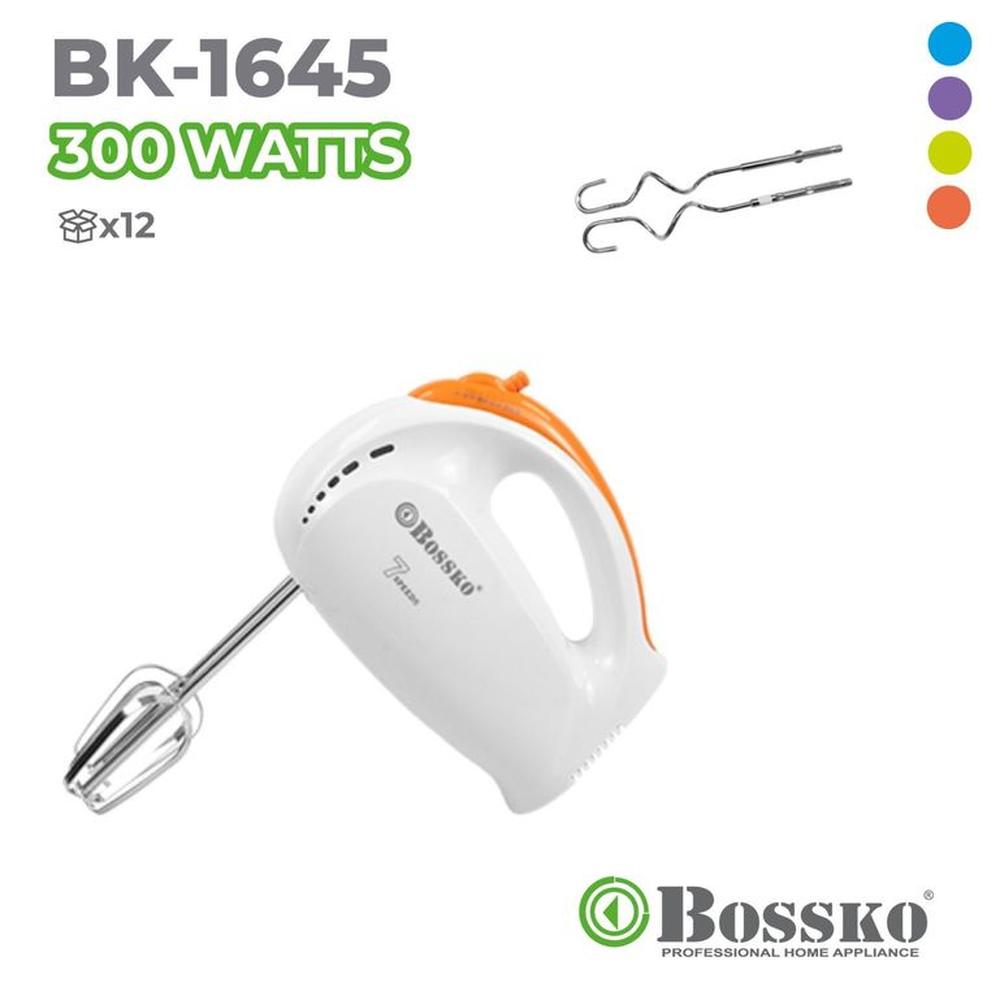 Batidora De Mano Bossko 300 Wats Bk-1645 -Naranja