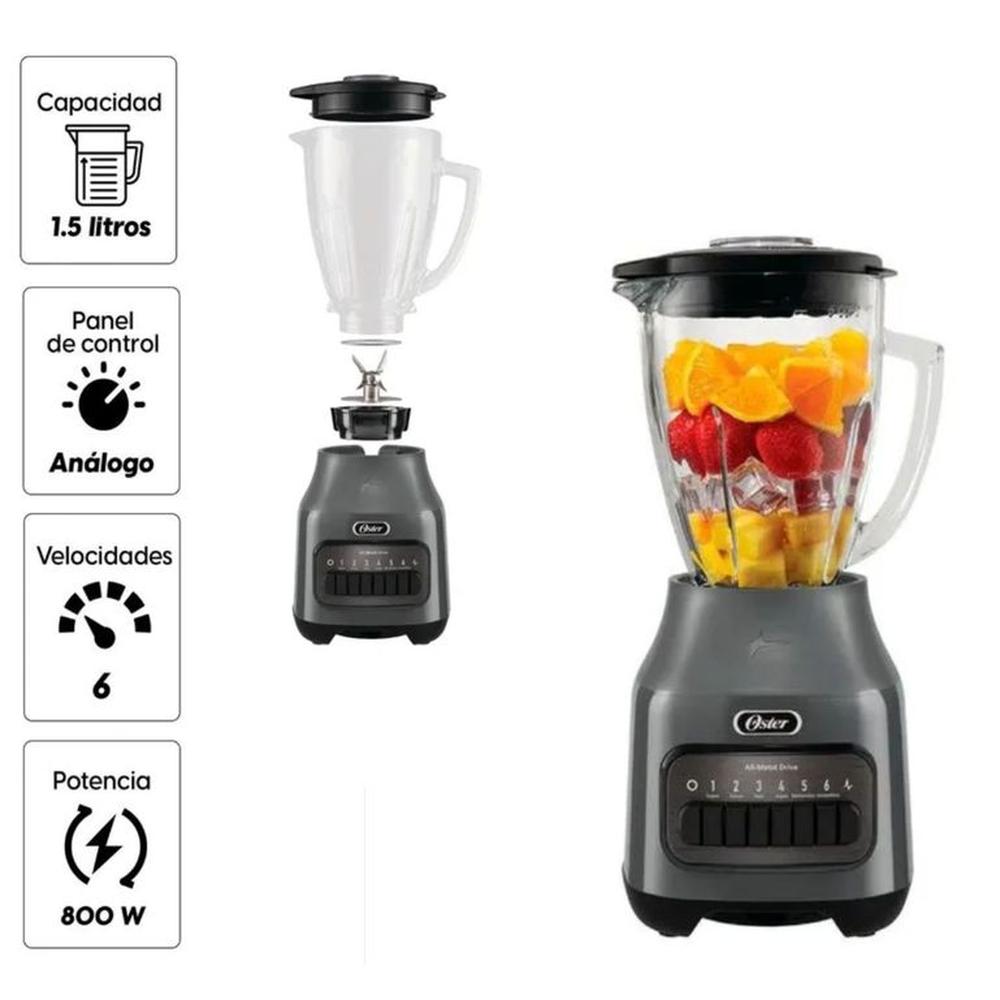 Licuadora Oster 800 Wats Velocidades BLSTPEG-GPB Oechsle