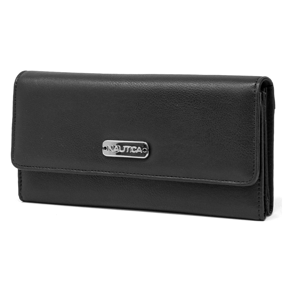 Billetera NAUTICA RFID MUJER - Negro