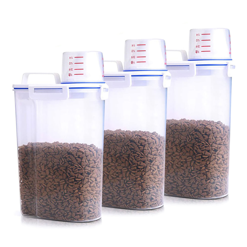 Set de 3 unidades de Envase de Plastico 2.5L de Capacidad