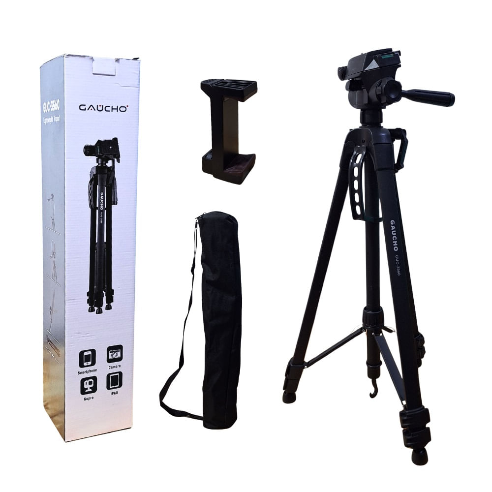 Tripode Profesional de 180cm Camara Celular GoPRO GUC-3560