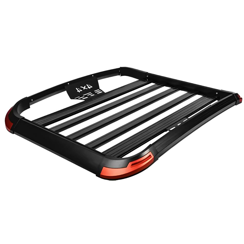 Parrilla Plana Aerodinamica Color Negro Con Detalle Rojo De 130Cm