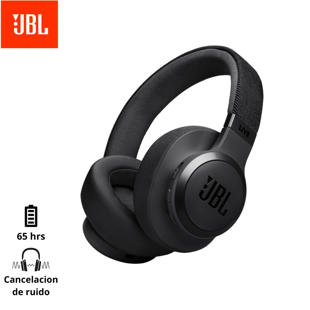 JBL Live 770NC Auriculares inalámbricos Negro