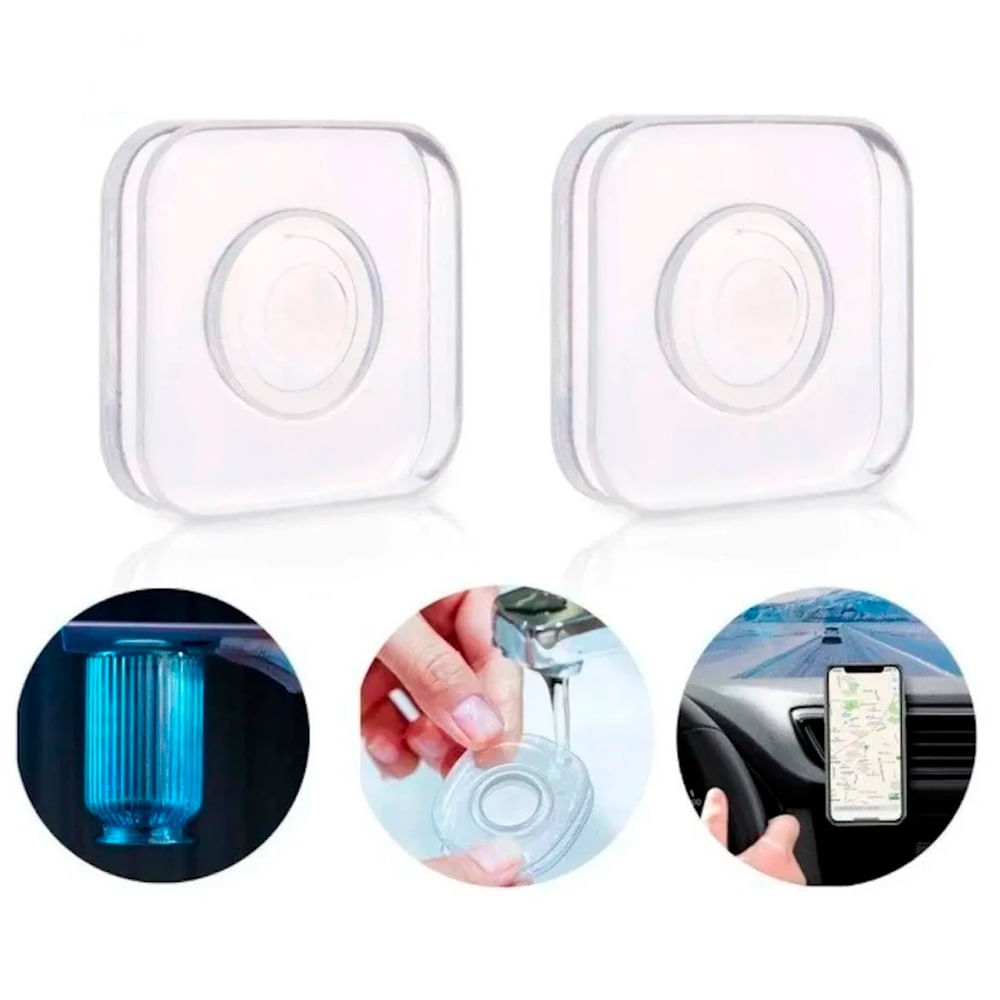 Pack Nano Gel Pad Adhesivo Doble Soporte Antideslizante Pack Nano Gel Pad Adhesivo Doble Soporte Antideslizante