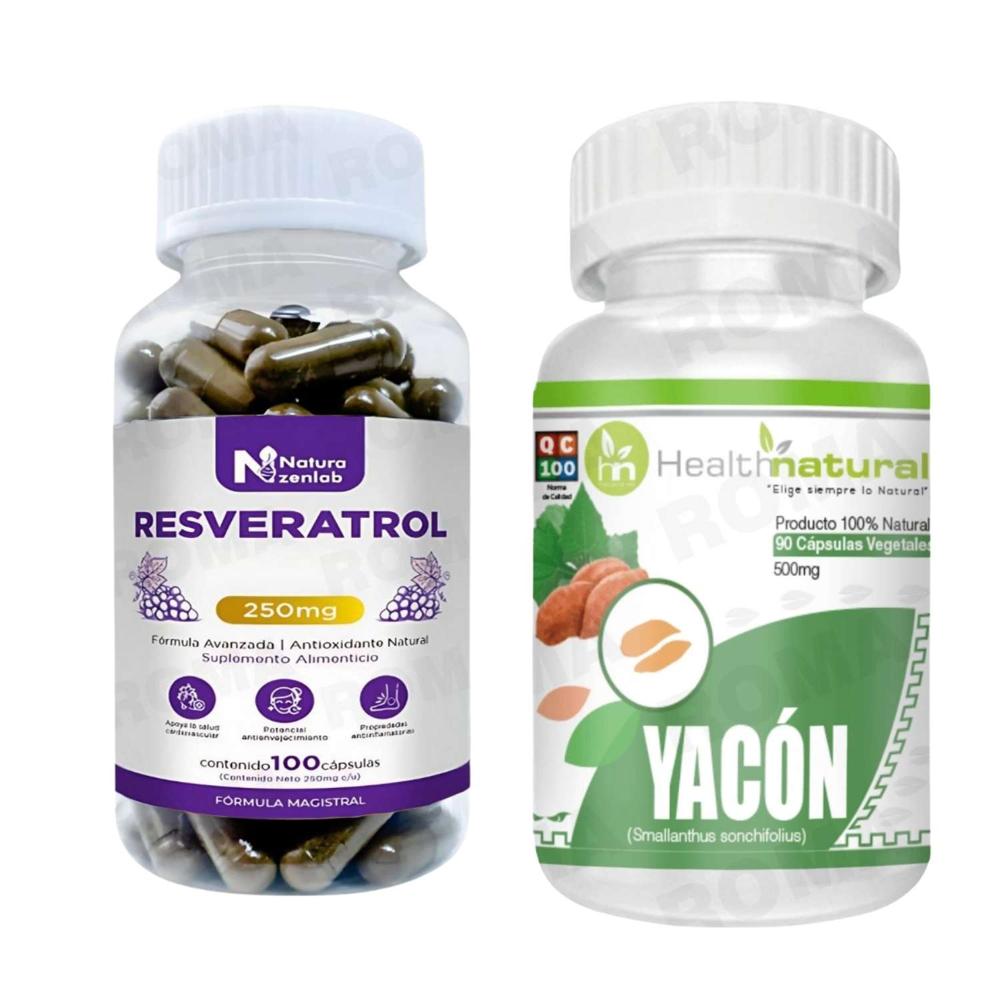 RESVERATROL PLUS + YACÓN HEALTHNATURAL