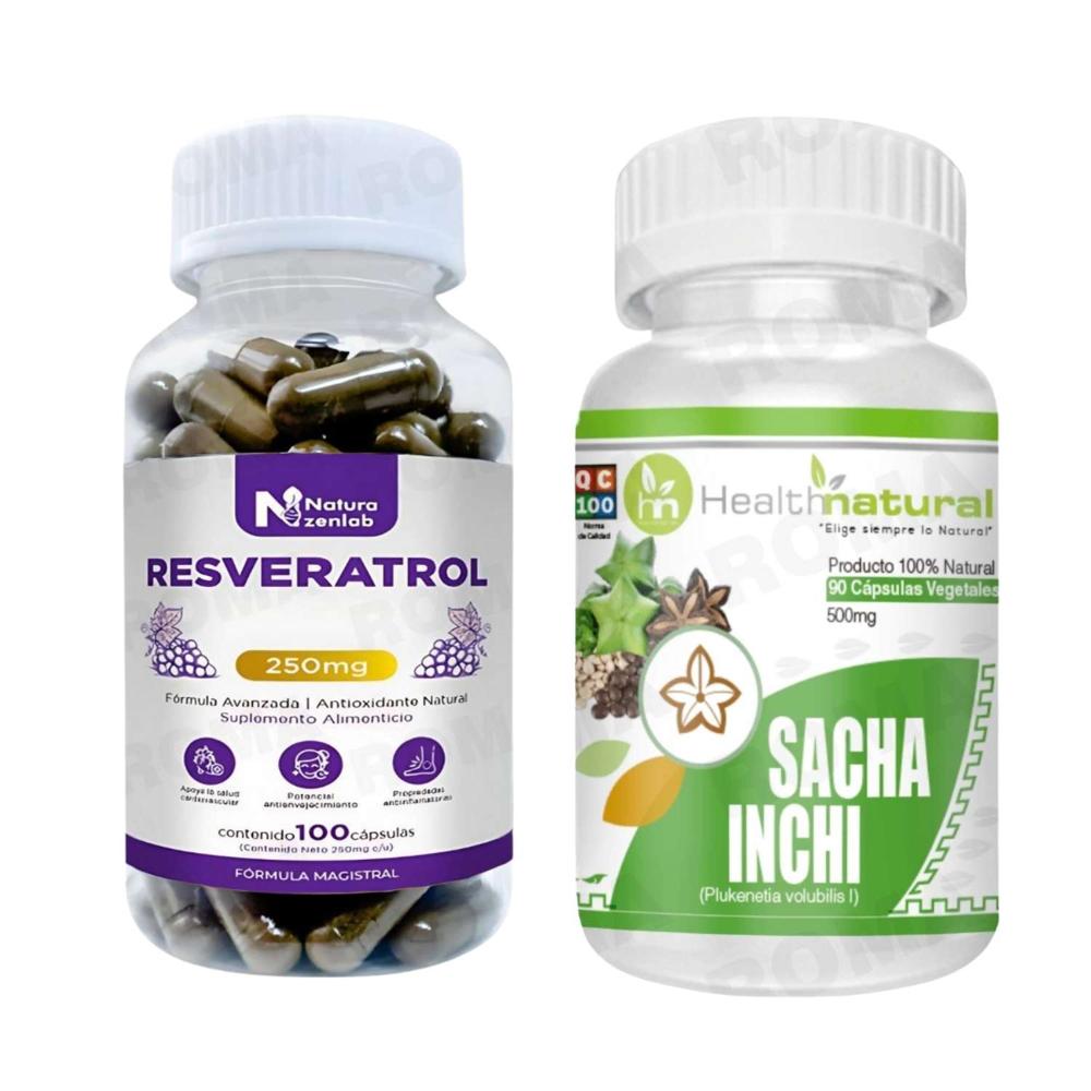 RESVERATROL PLUS + SACHA INCHI HEALTHNATURAL