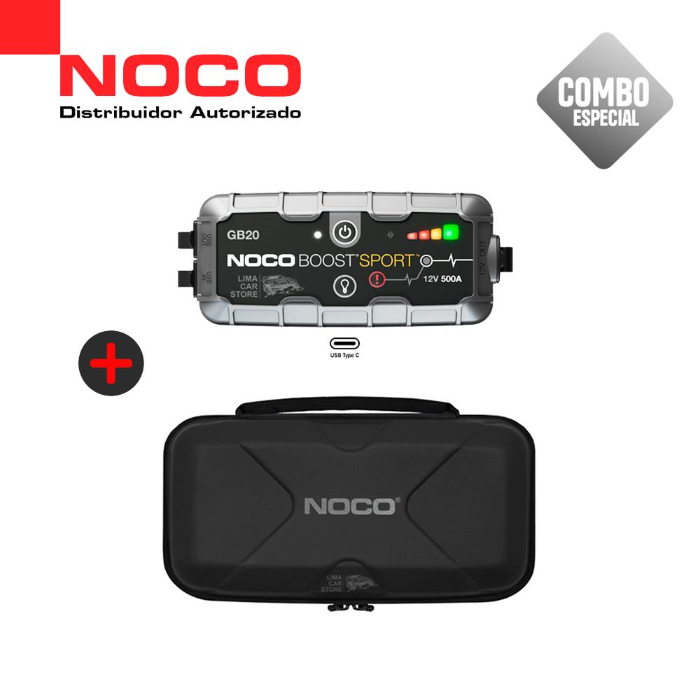 Combo Noco GB20 Arrancador Batería portátil + Estuche COMB-GB20-EST Combo Noco GB20 Arrancador Batería portátil + Estuche COMB-GB20-EST